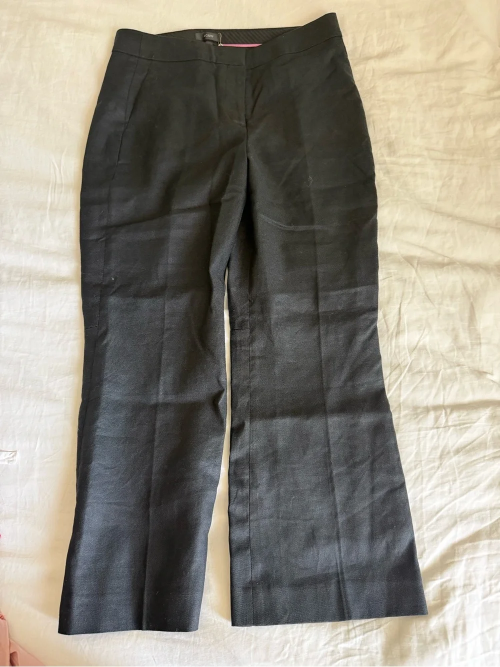 NWT J. Crew Black Hayden Cropped Flare Pants
